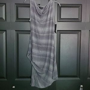 Mossimo sleeveless side-ruched dress.